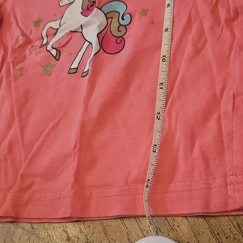 Unicorn Sparkle Shirt 4T Penelope Mack  And Mermaid Pant PJ